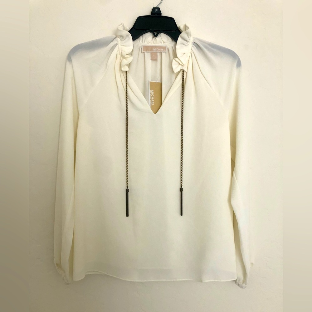 Brand new Michael Kors cream color top